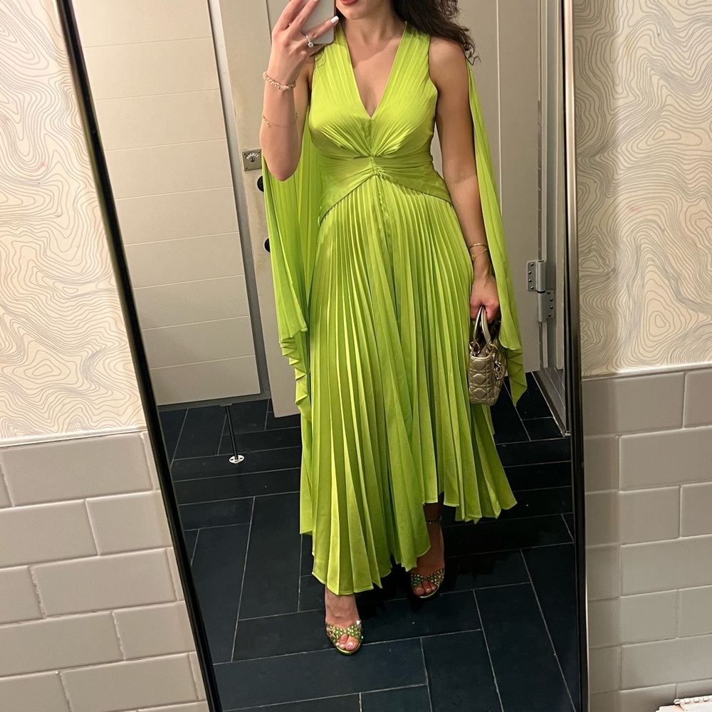 Acler Columbus Midi Pleated Dress - Picture 4 of 5